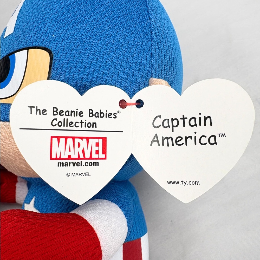 Marvel Captain America Plush by Ty Beanie Baby